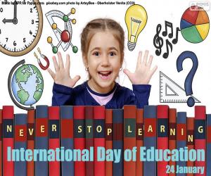 Puzzle Διεθνής Ημέρα Εκπαίδευσης